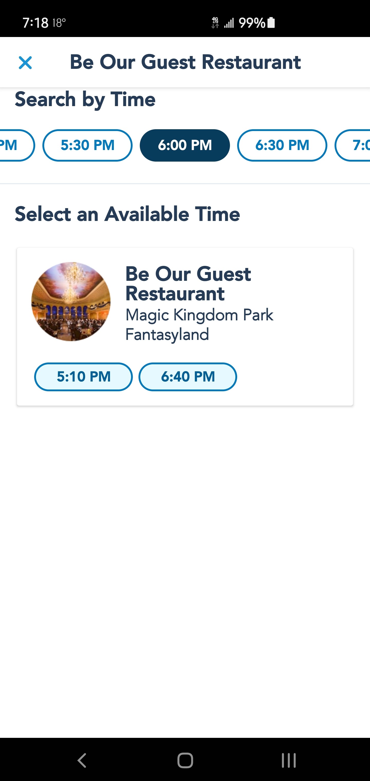 Disney Dining Reservation System Broken Walt Disney World